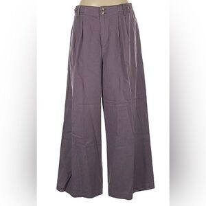 Madewell Lavender Wide-Leg Trousers